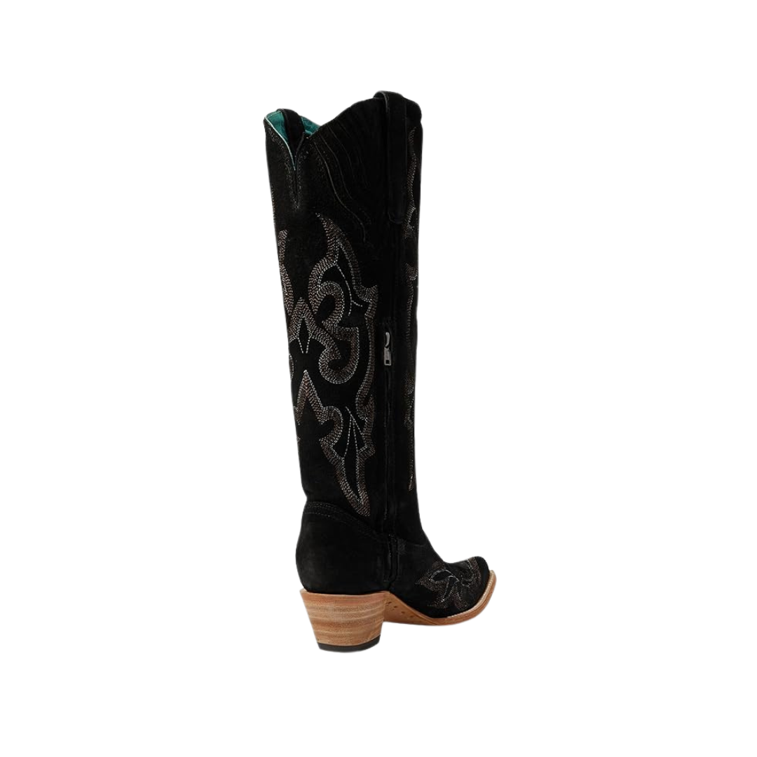Corral Boots Women's Suede Western Black Boots