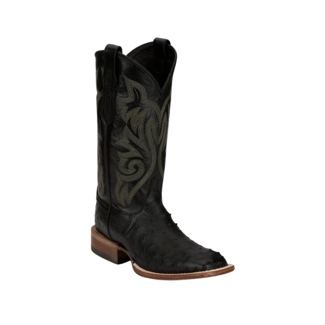 Justin black cowboy boots shop