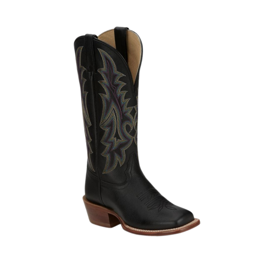 Tony Lama Women's Estrella Western Black Boots
