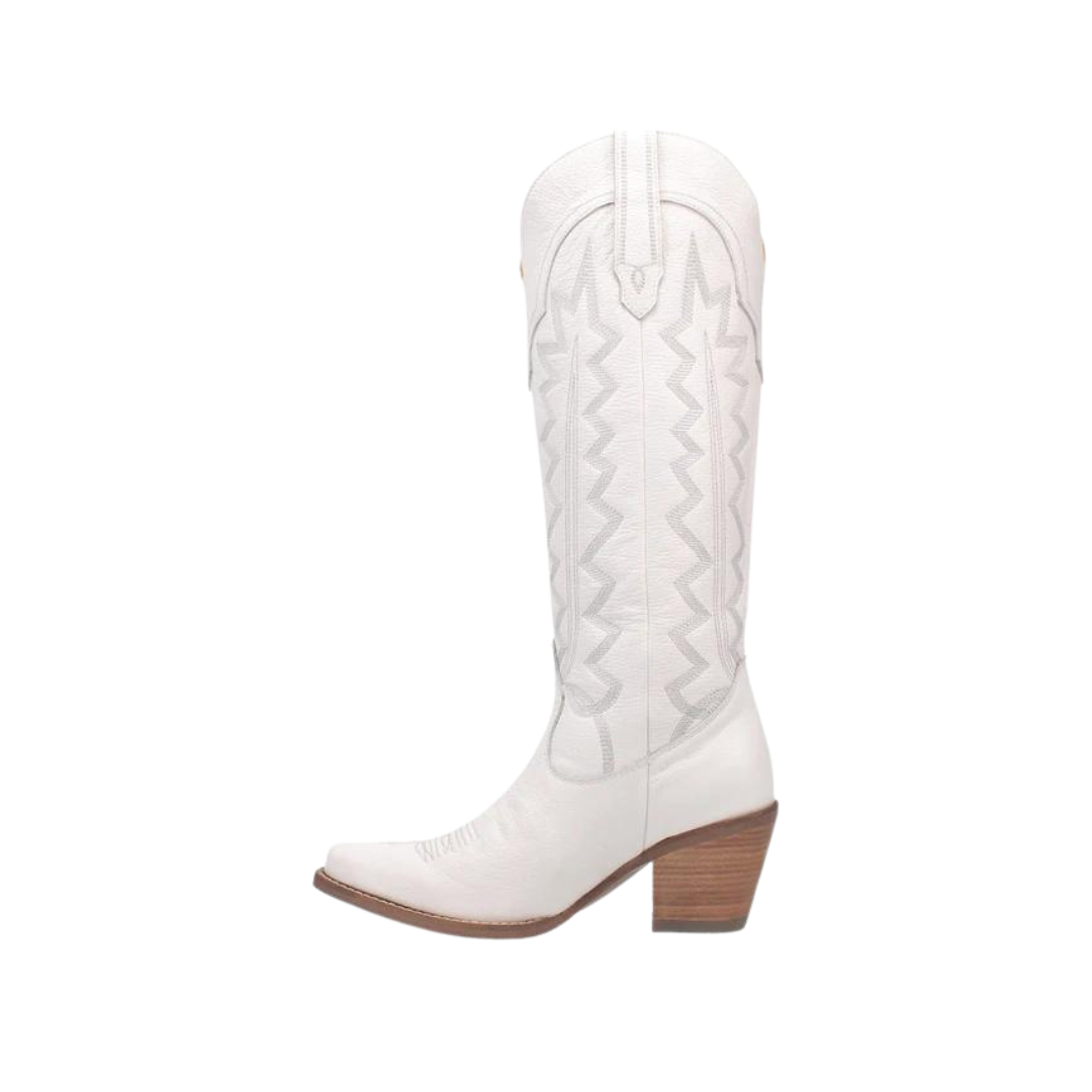 Dingo Women's High Cotton White Boot