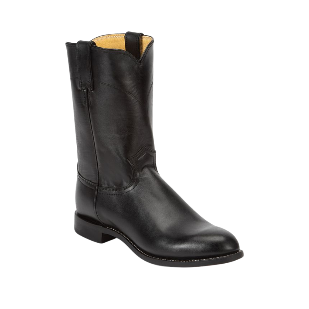 Justin Boots Jackson 10 Roper Toe 12 Men s Black