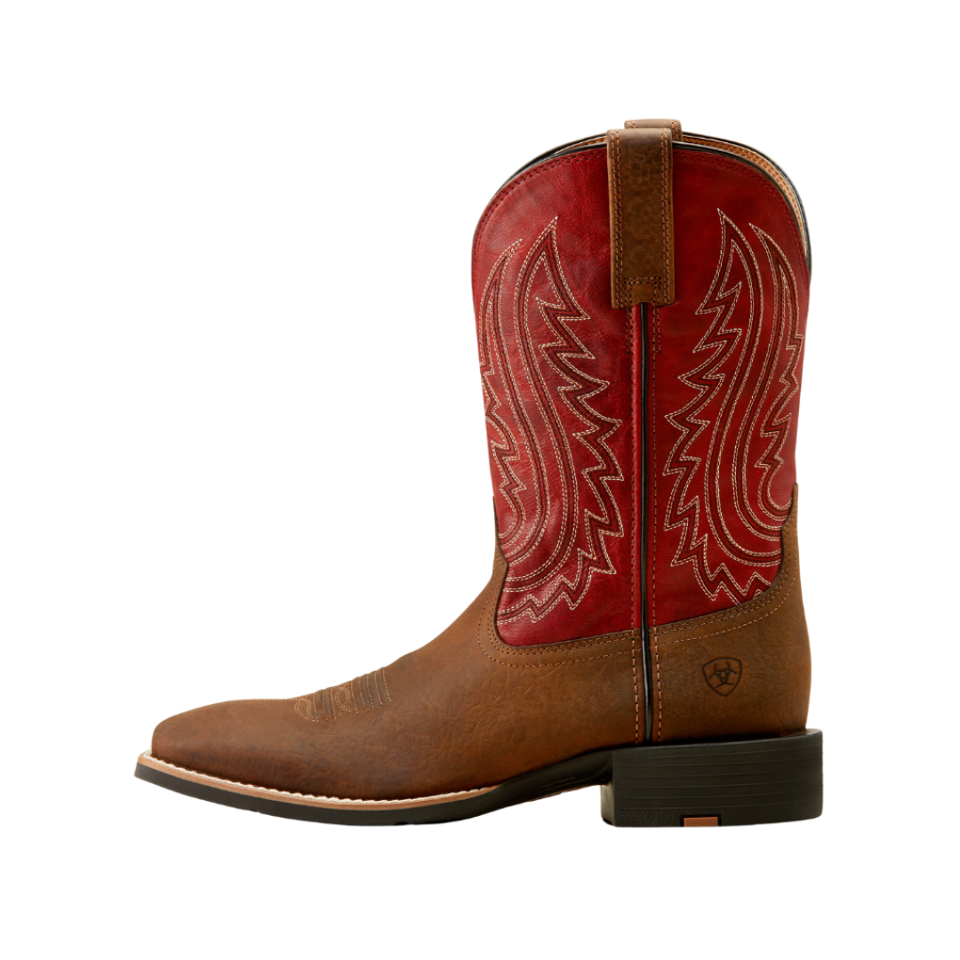 Ariat Men's Sport Big Country Cowboy Bright Red Boots