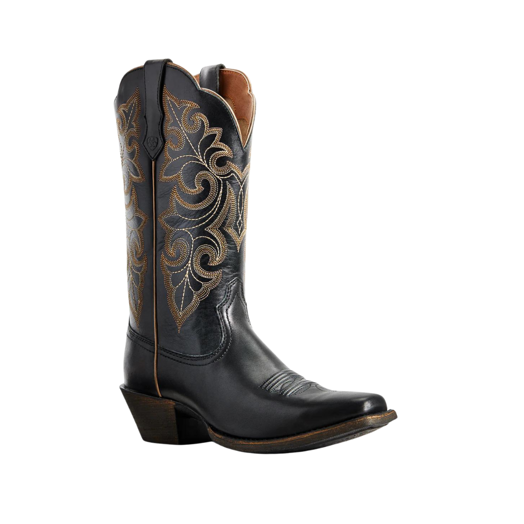 Ariat Women's Round Up Limousine Western Black Boots
