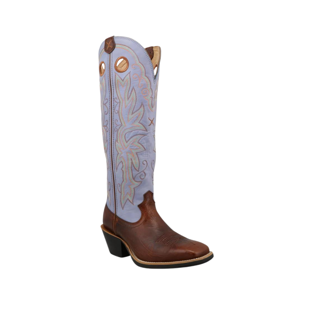 Twisted X Women's Buckaroo Mocha Perrywinkle Boot Stylish