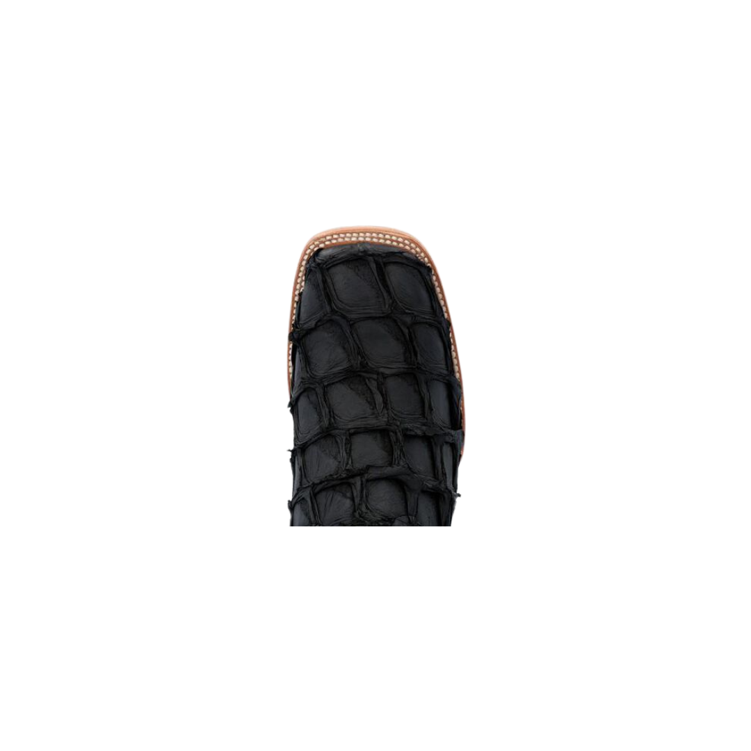 Rocky Boot Durango Premium Exotics Men's Matte Black Pirarucu Boot