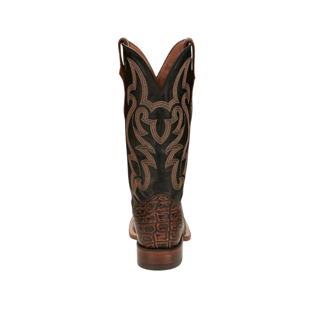 Justin Men's Boomer Crocodile Cognac Boots