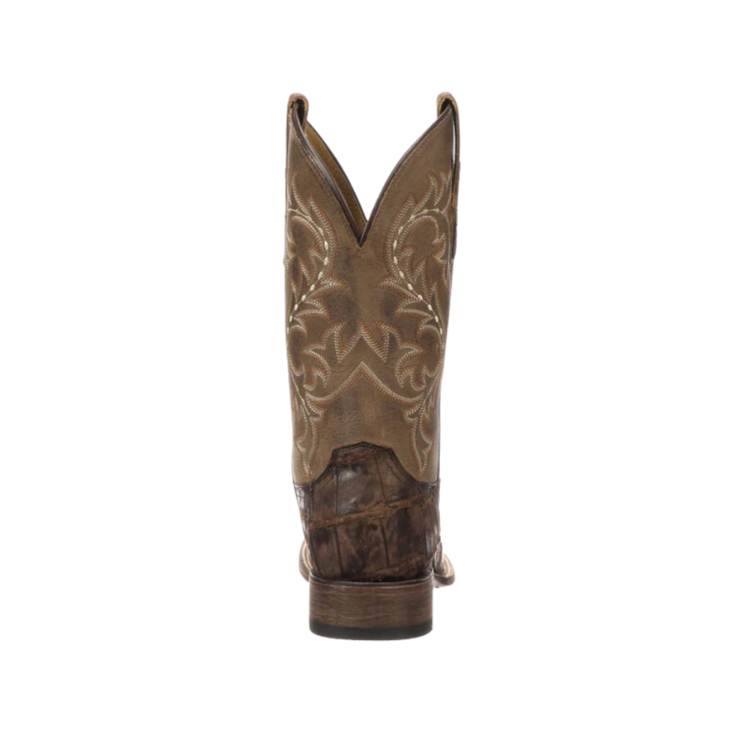Lucchese Men’s Malcolm Giant Gator Chocolate Brown Boots