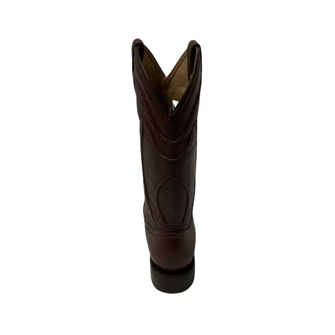 Pecos Bill Men's Vintage Snip Toe Western Brown Boots