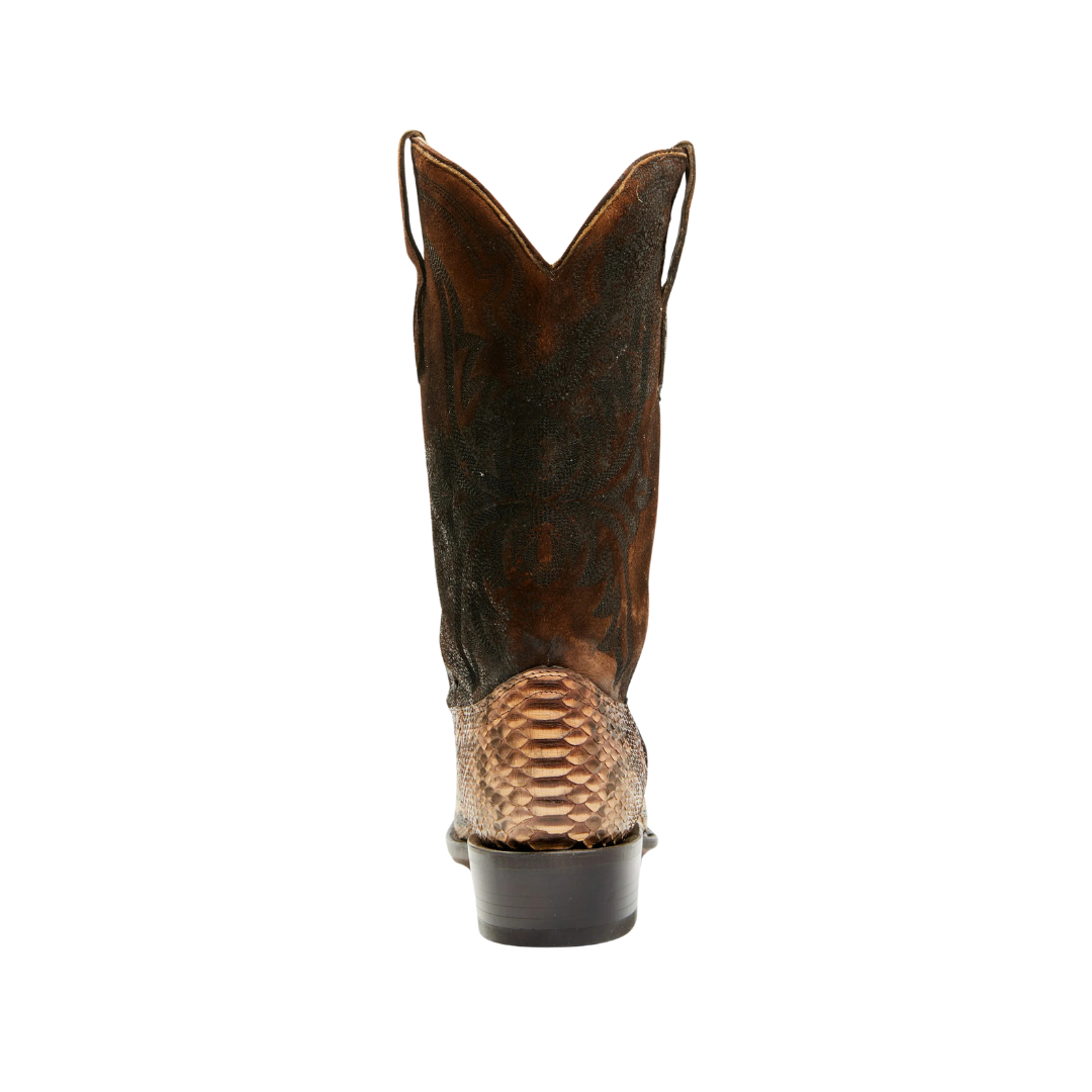 Corral Men's Python Embroidered Brown Boots
