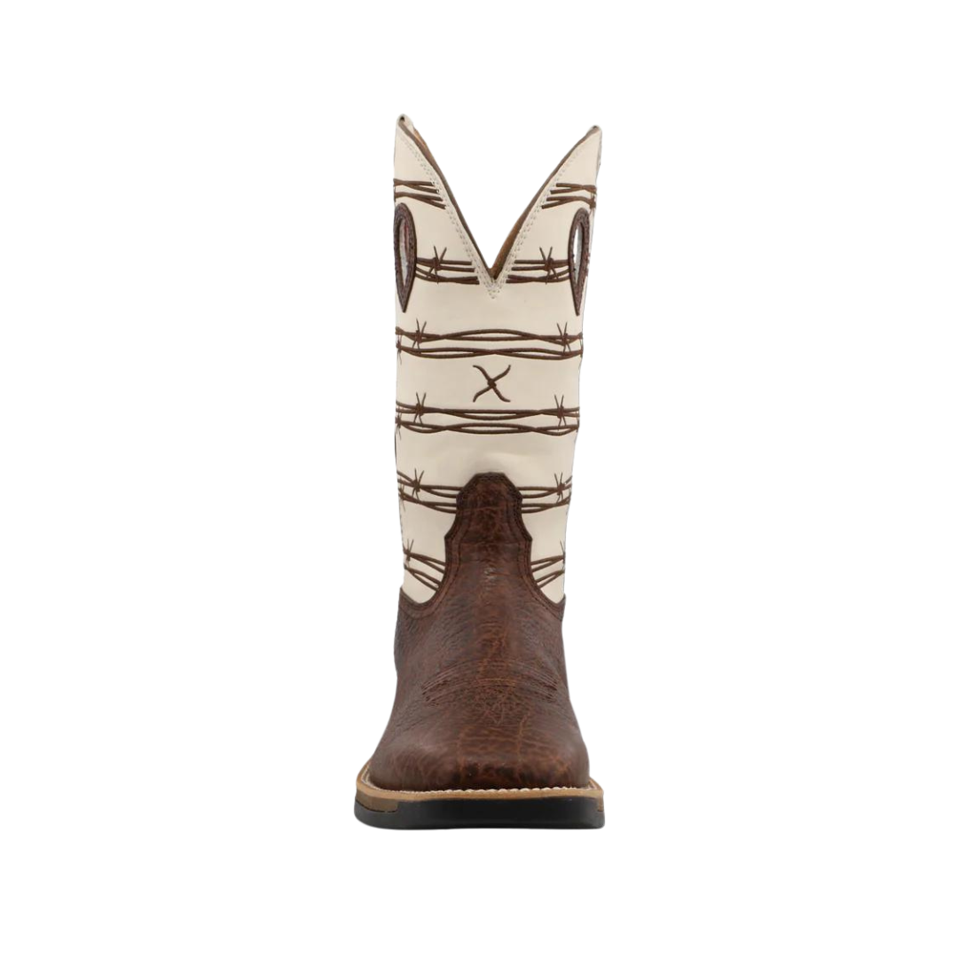 Twisted X Men's Elephant Print Bone Brown Boots