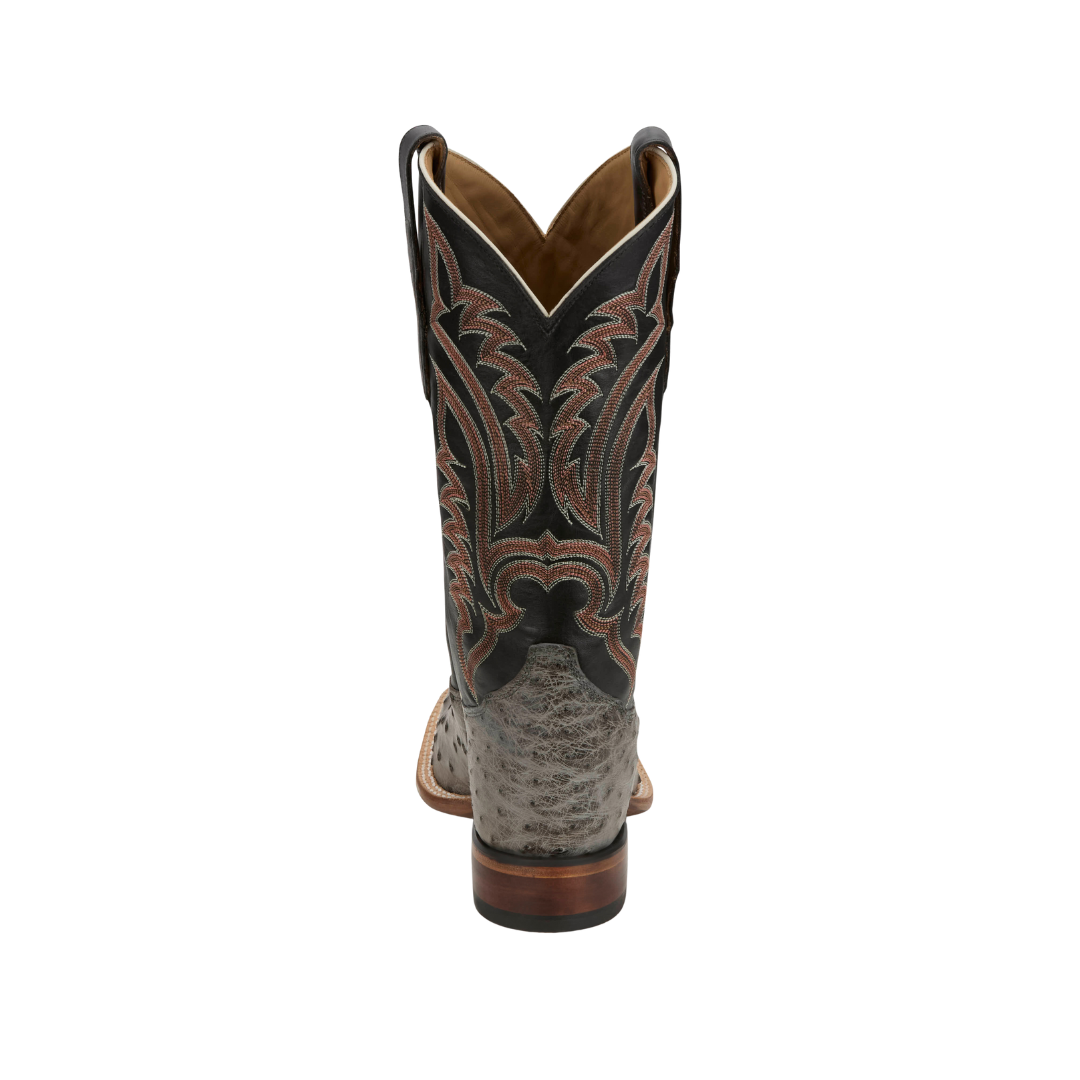 Tony Lama Men's Serpentine Ostrich Brown Boots