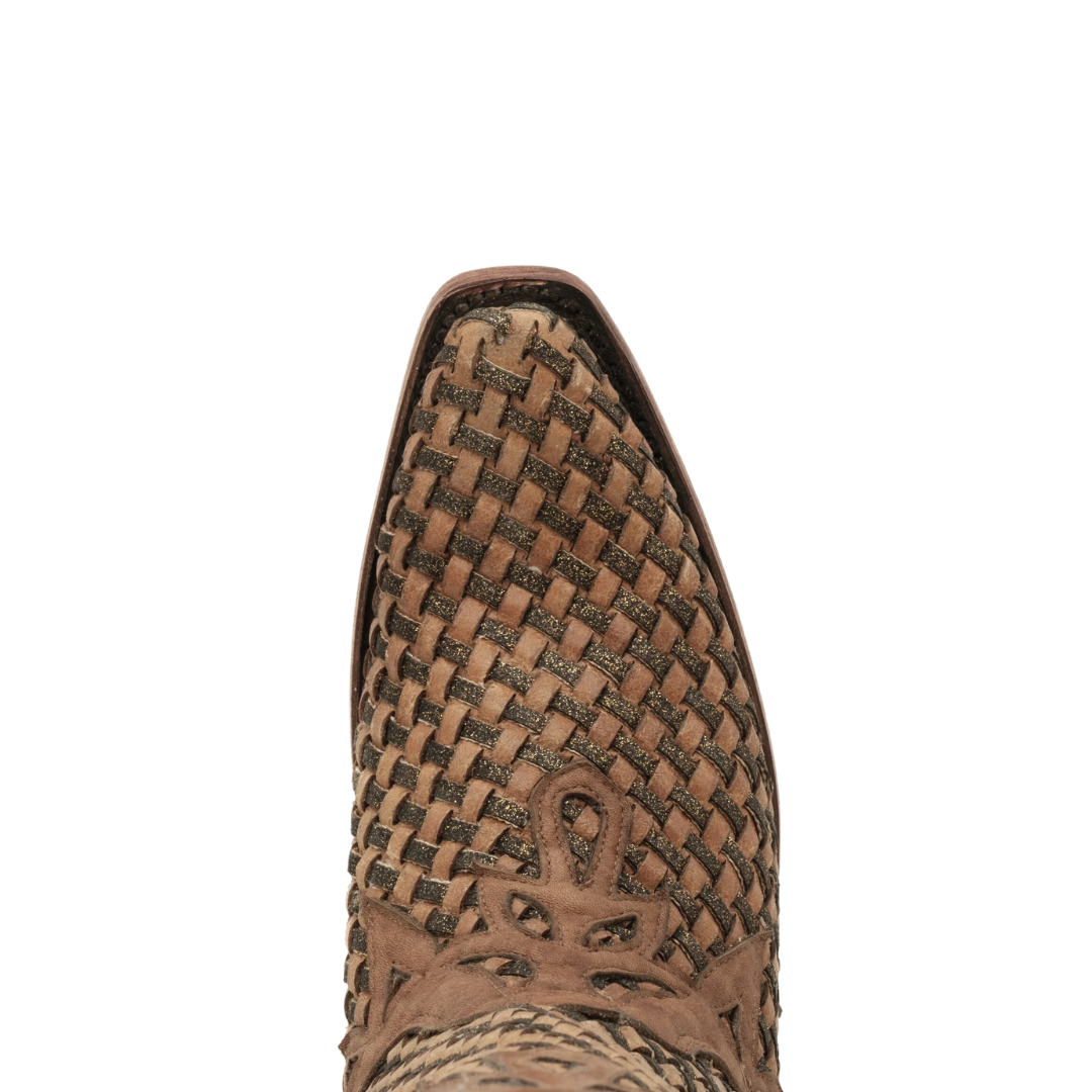 Corral Women's Sand Glitter Woven Boots