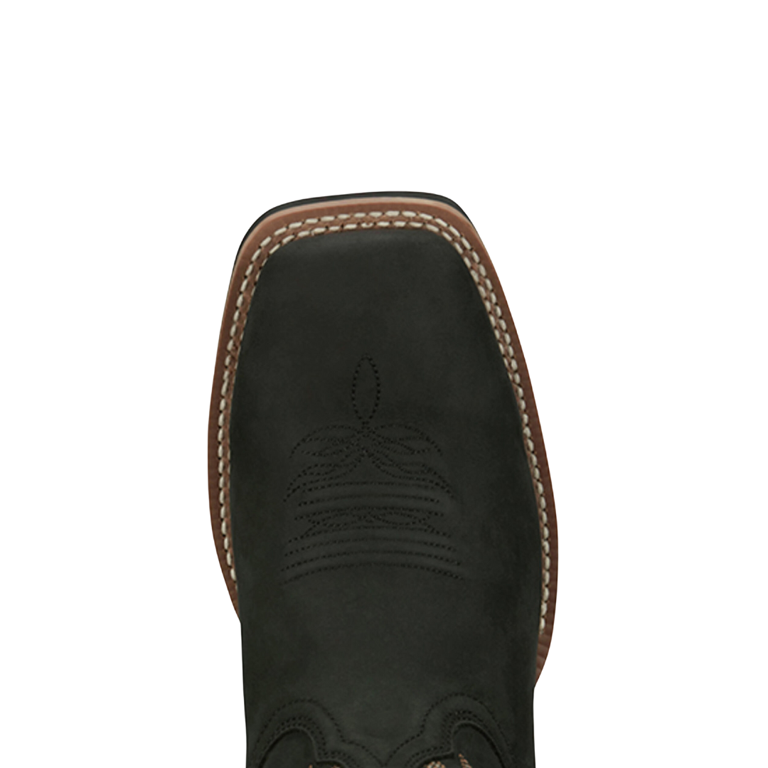 Justin Men's Shane Frontier Broad Square Black Boots