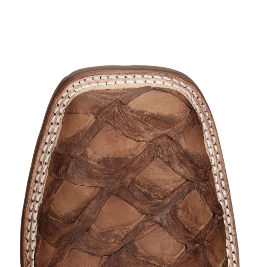 Tony Lama Men's Prescott Piraruco Brown Boots
