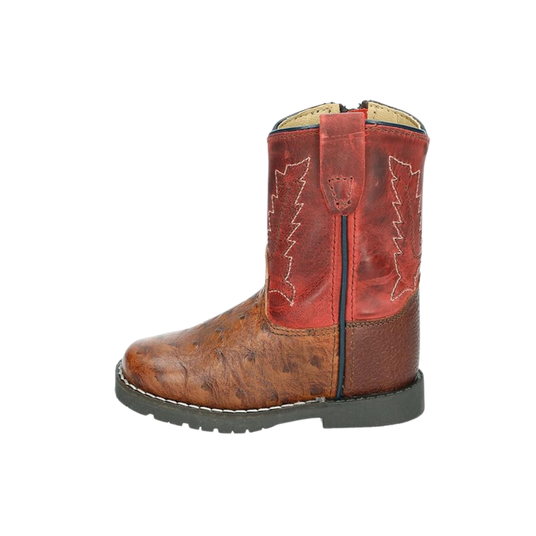 Smoky Mountain Toddler Boy's Autry Western Cognac Boots