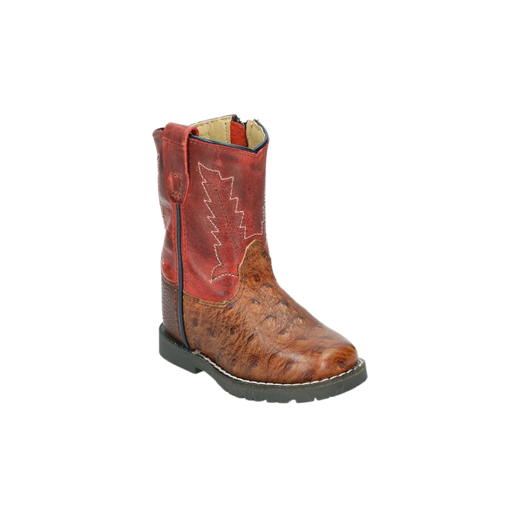 Smoky Mountain Toddler Boy's Autry Western Cognac Boots