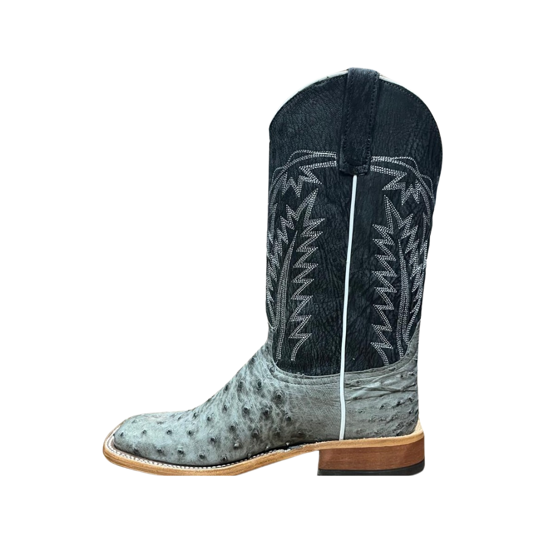 Anderson Bean Men's Serpentine Ostrich Exotic Boots