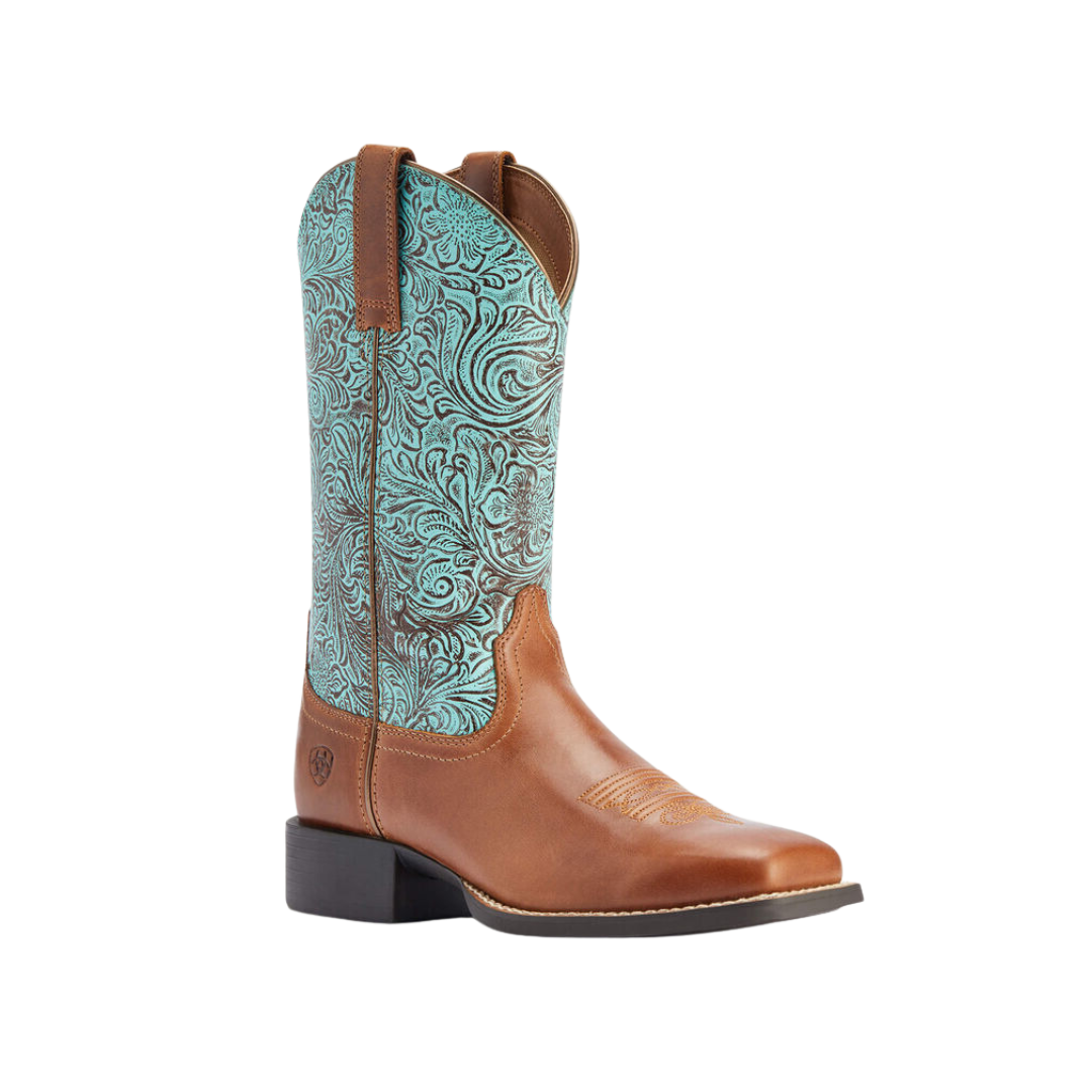 Ariat Women's Bedouin Round Up Cowboy Brown Boots