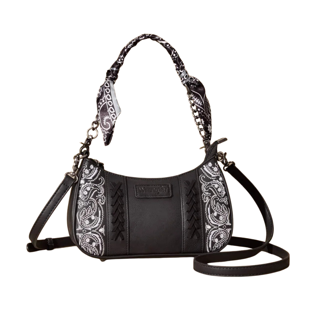 Wrangler Women's Black Desert Paisley Shoulder Bag