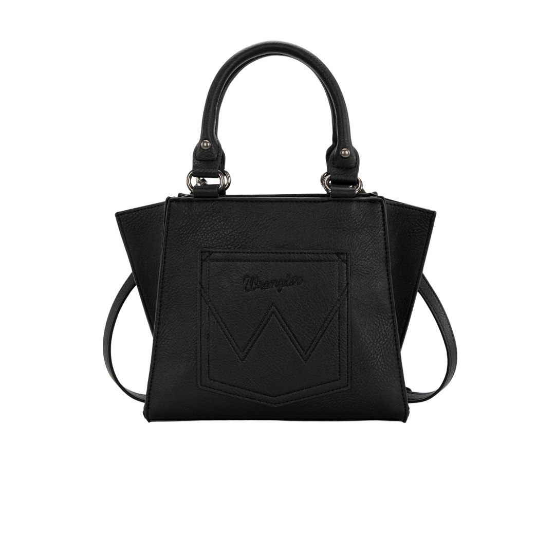 Wrangler Women's Paisley Mini Satchel Black Crossbody