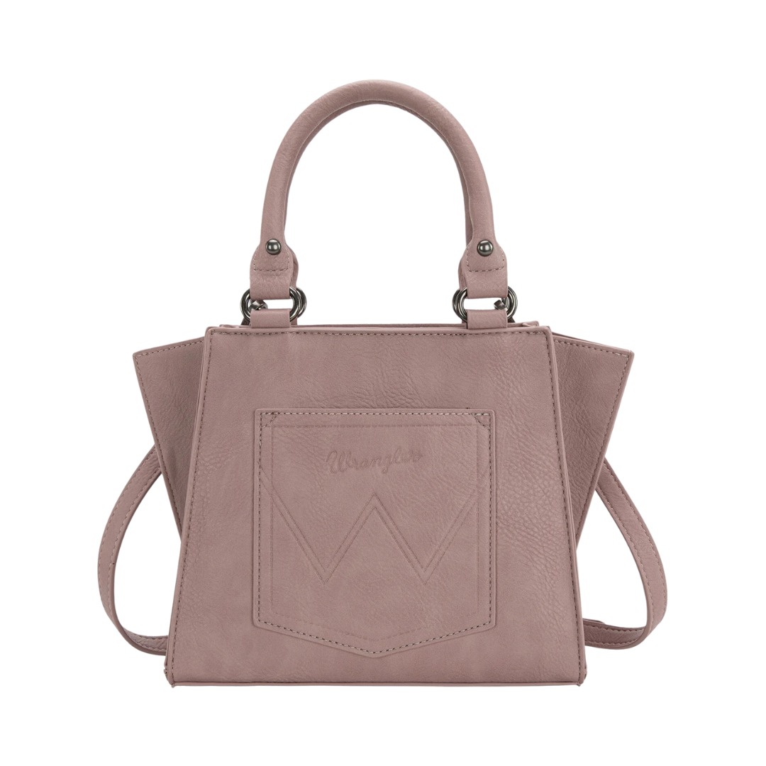 wrangler Women's Paisley Pink Mini Satchel Crossbody