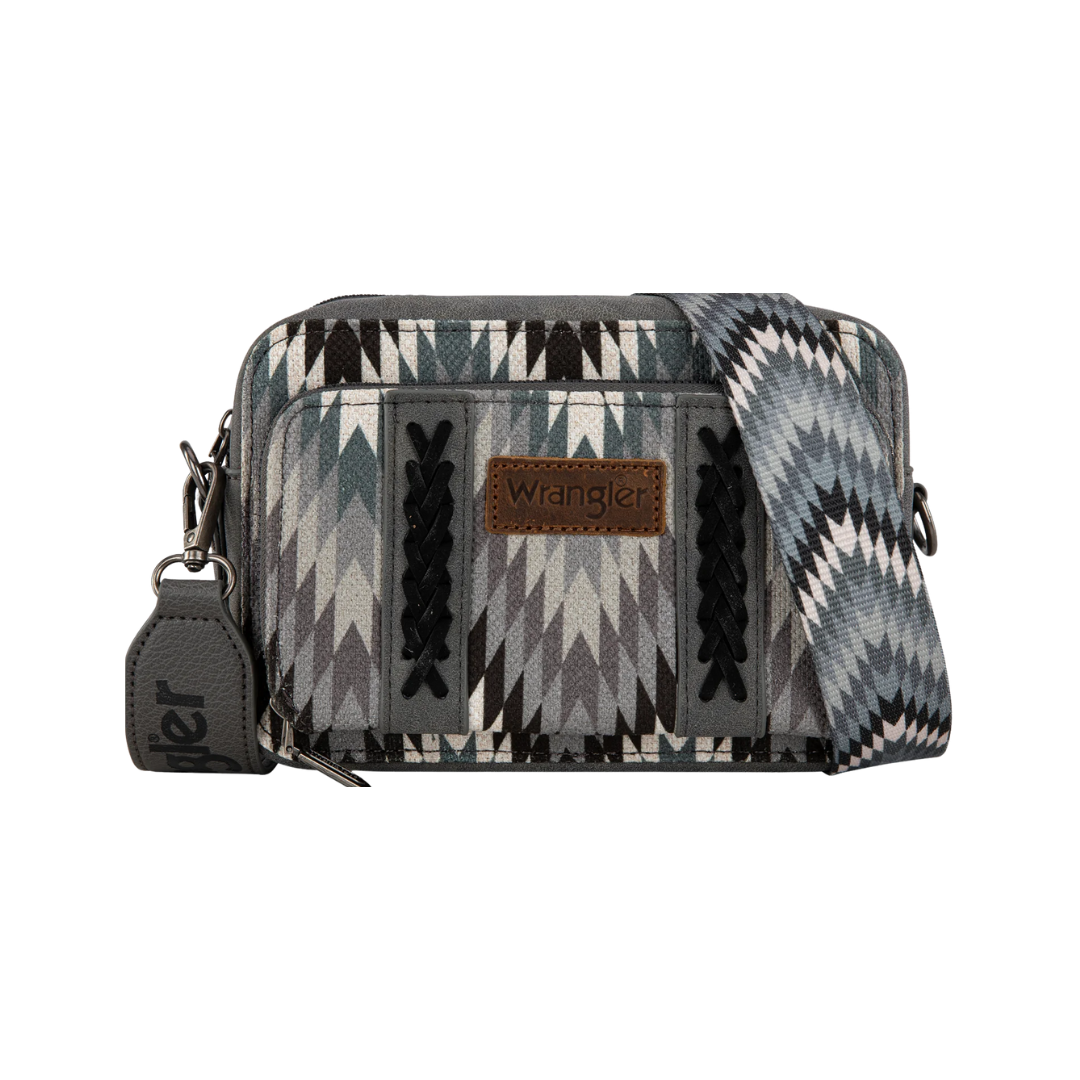 Montana West Women's Southwestern Pattern Dual Sided Print Crossbody
