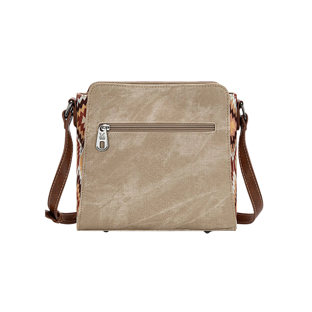 Montana West Women's Aztec Jean Collection Brown Crossbody