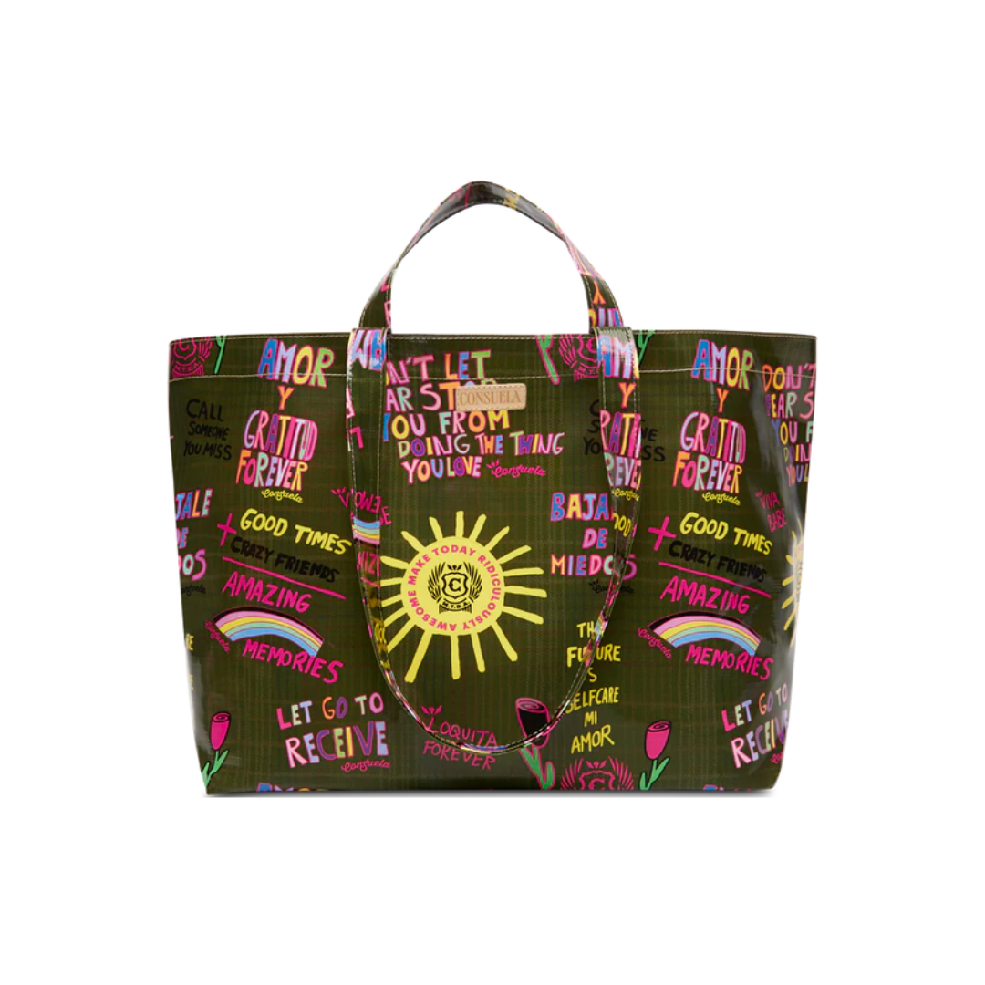 Consuela Womens Olive Jumbo Bag