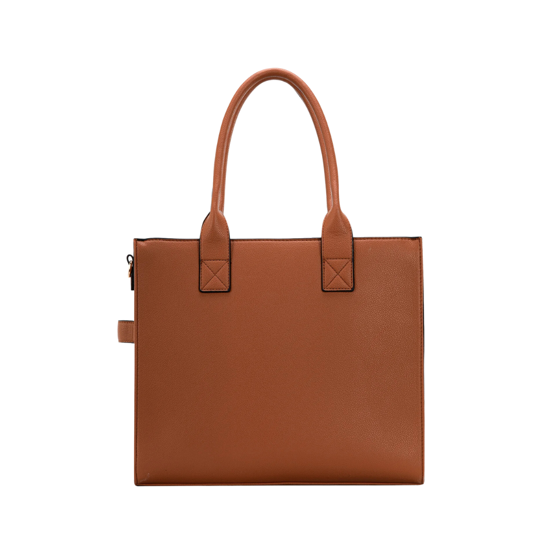 Wrangler Women's Carry All Brown Tote Crossbody