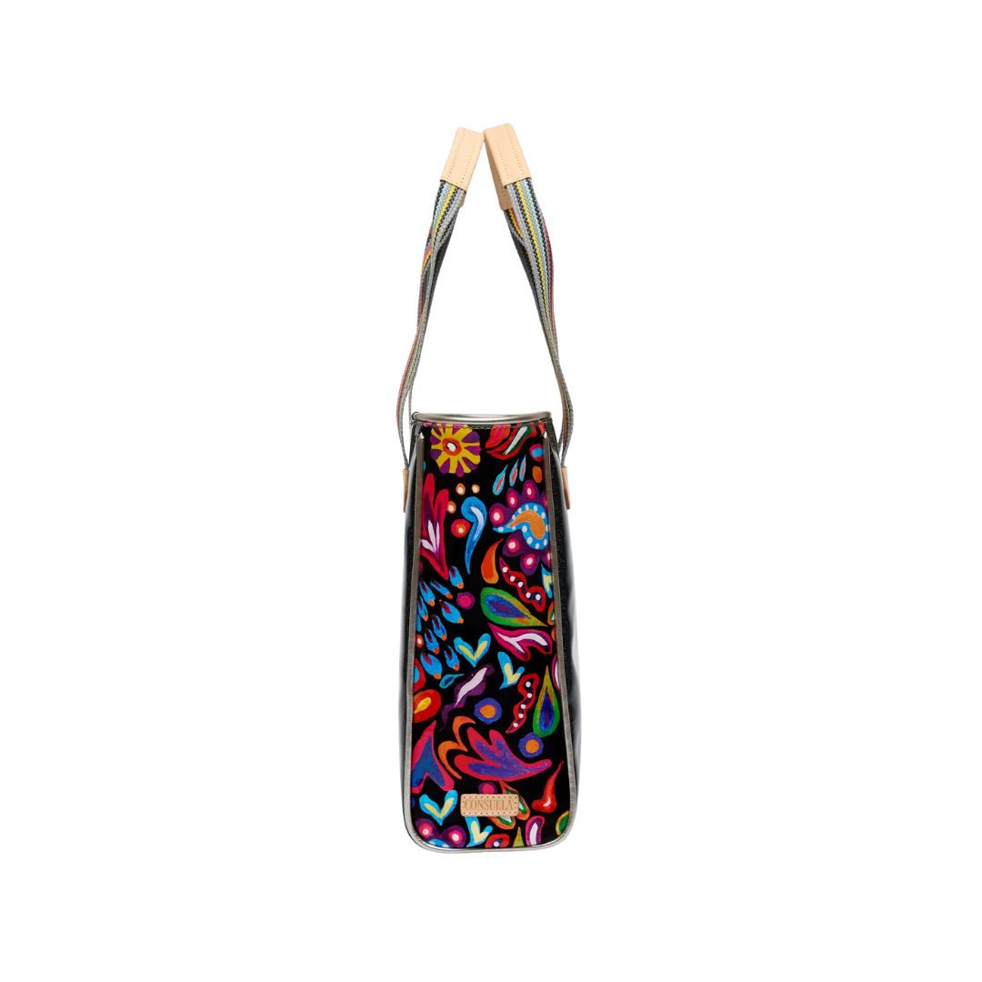 Consuela Women's Mariana Chica Glitter Black Tote