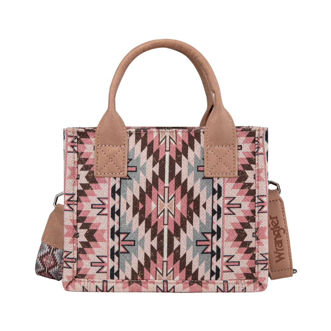 Wrangler Women's Pattern Dark Pink Mini Tote