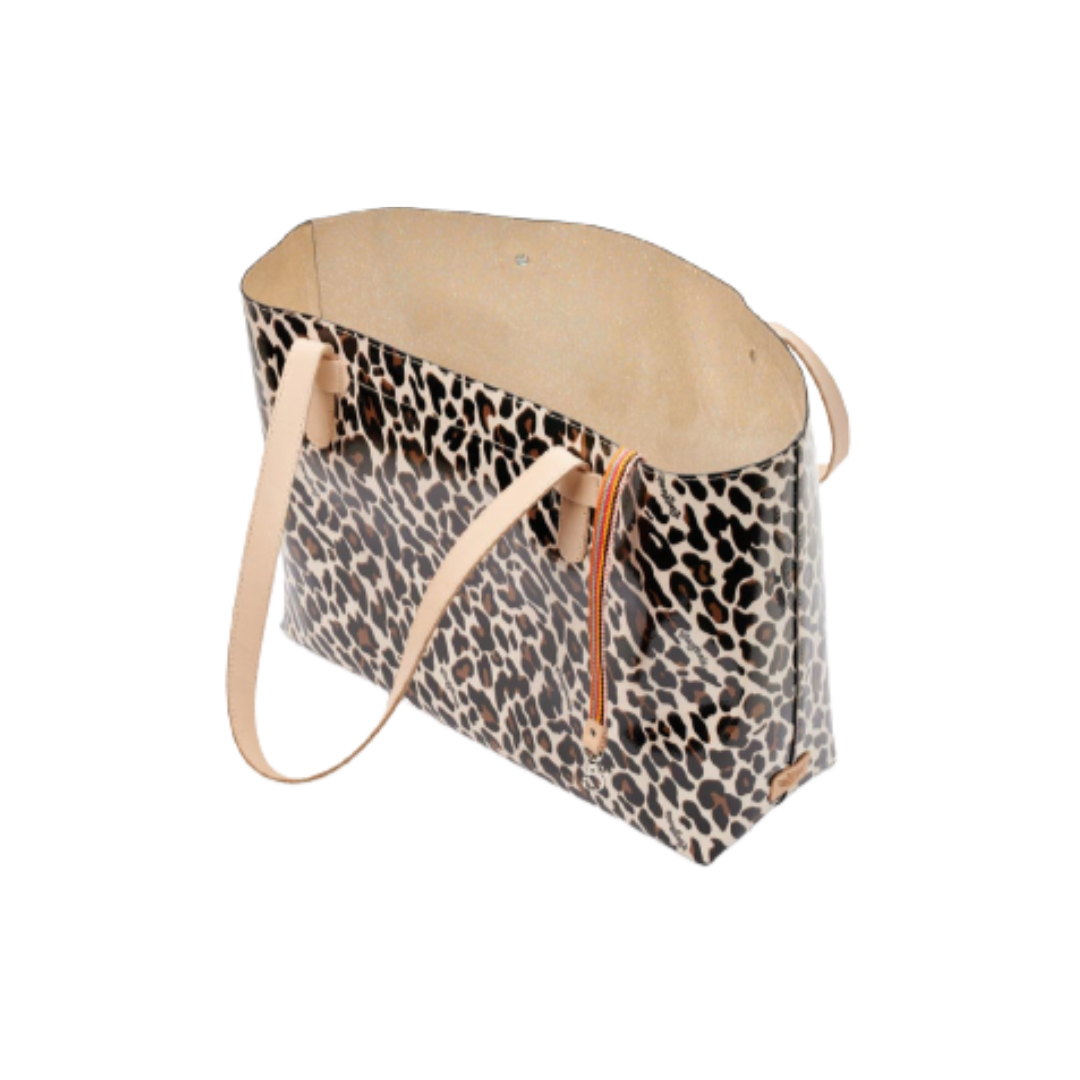 Consuela Women's Brown Big Breezy Mona Leopard Tote