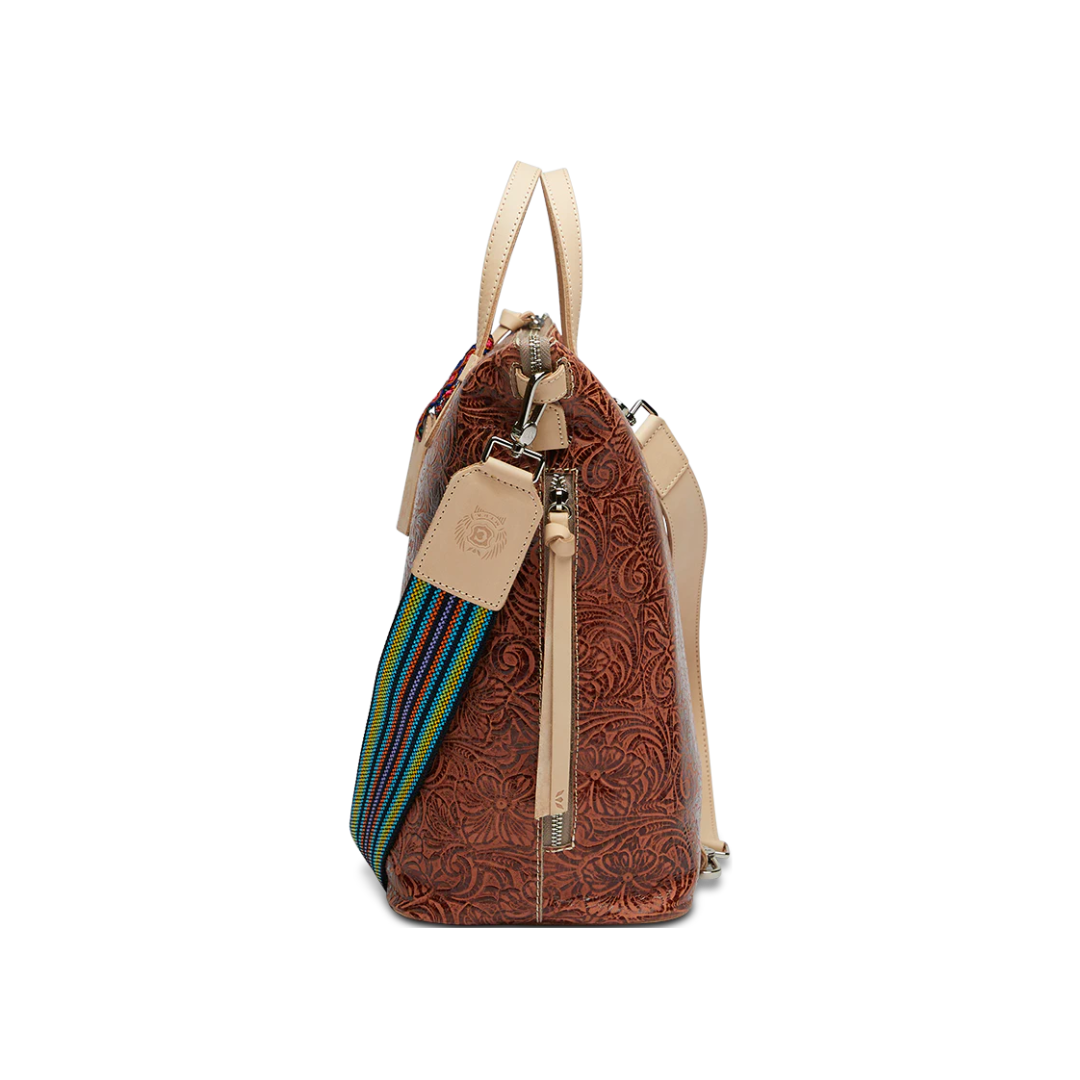 Consuela Women's Sally Sling Brown Tote Bag