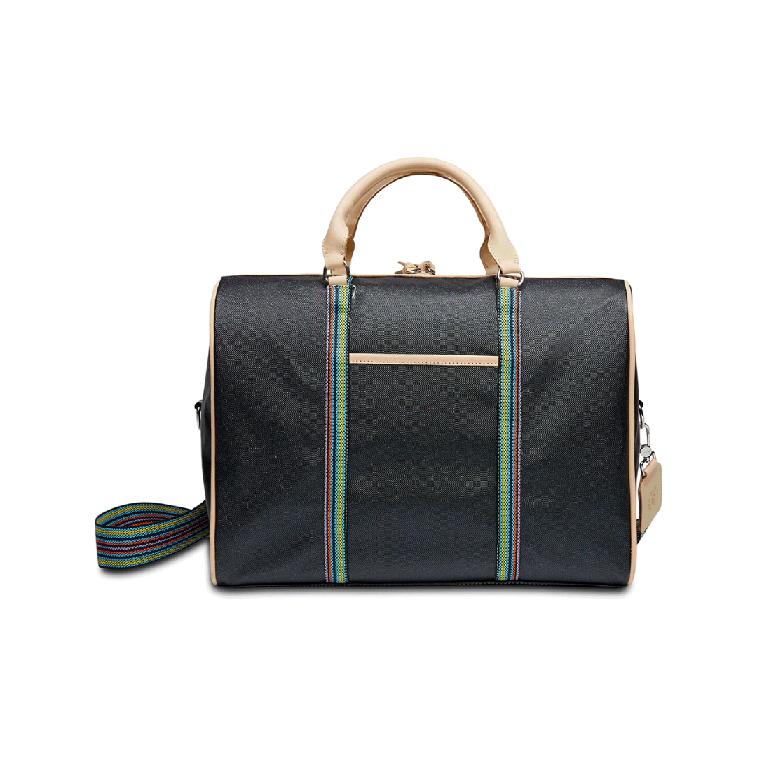 Consuela Diamond Jet Black Setter Bag