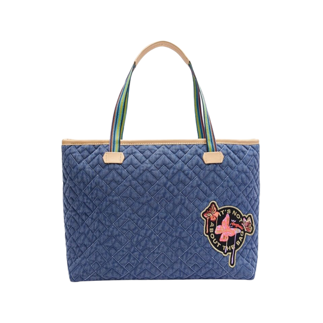 Consuela Women's Blue Abby Big Breezy East/West Tote