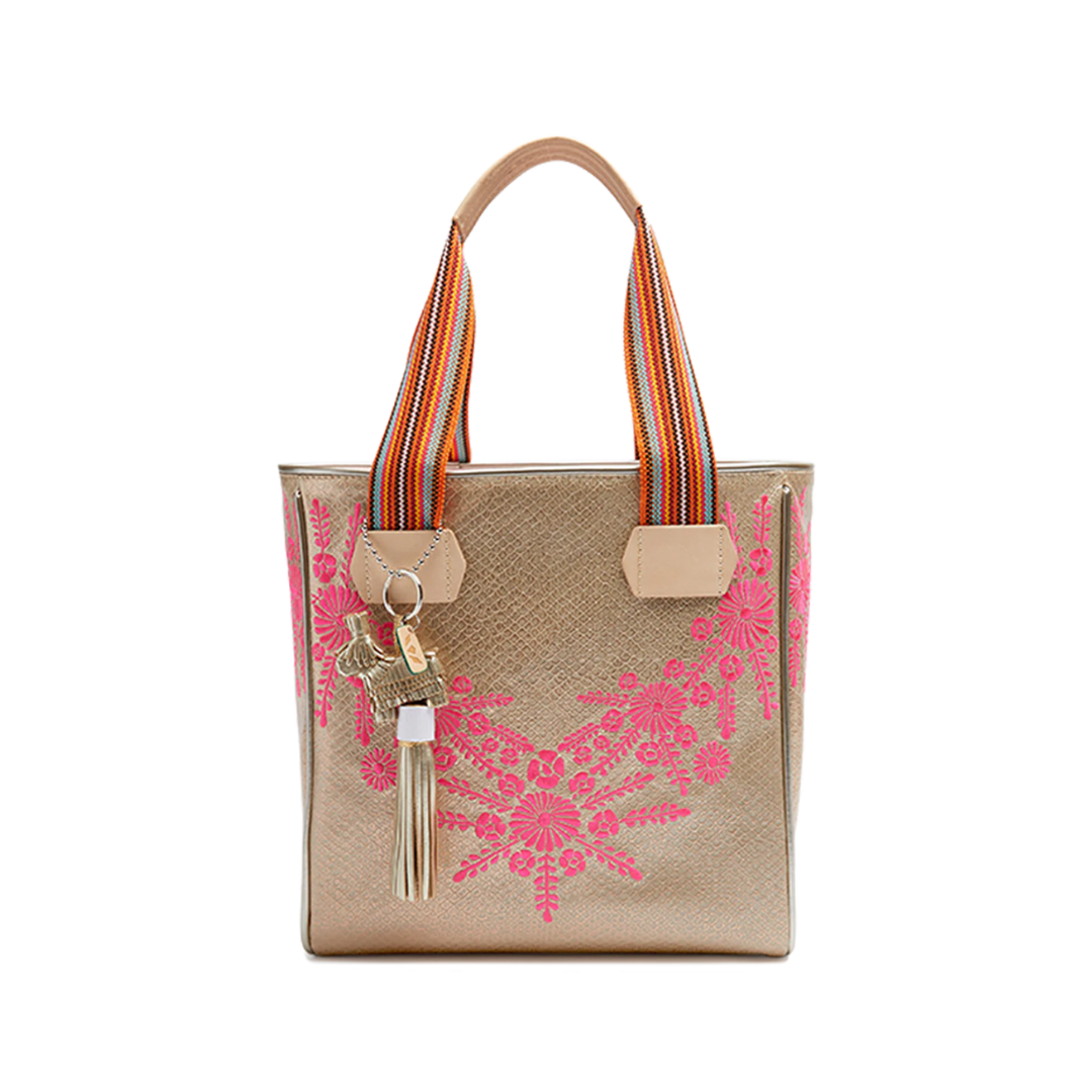 Consuela Women's Brit Classic Light Brown Tote Bag