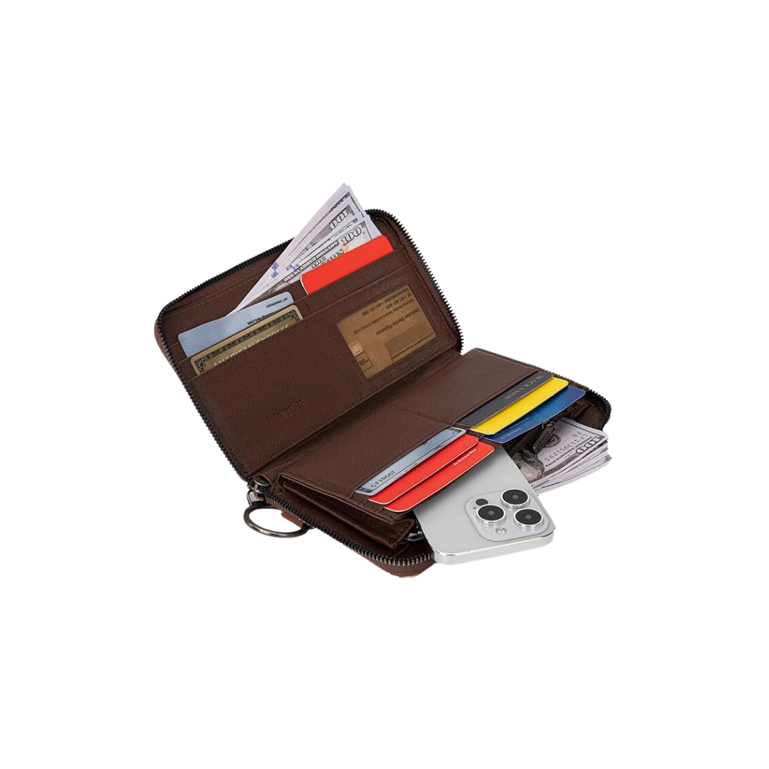 Wrangler Women's Southwestern Art Print Coffee Wallet