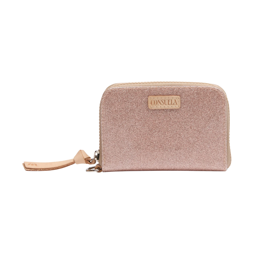 Consuela Women's Emery Zippy Glitter Champagne Wallet