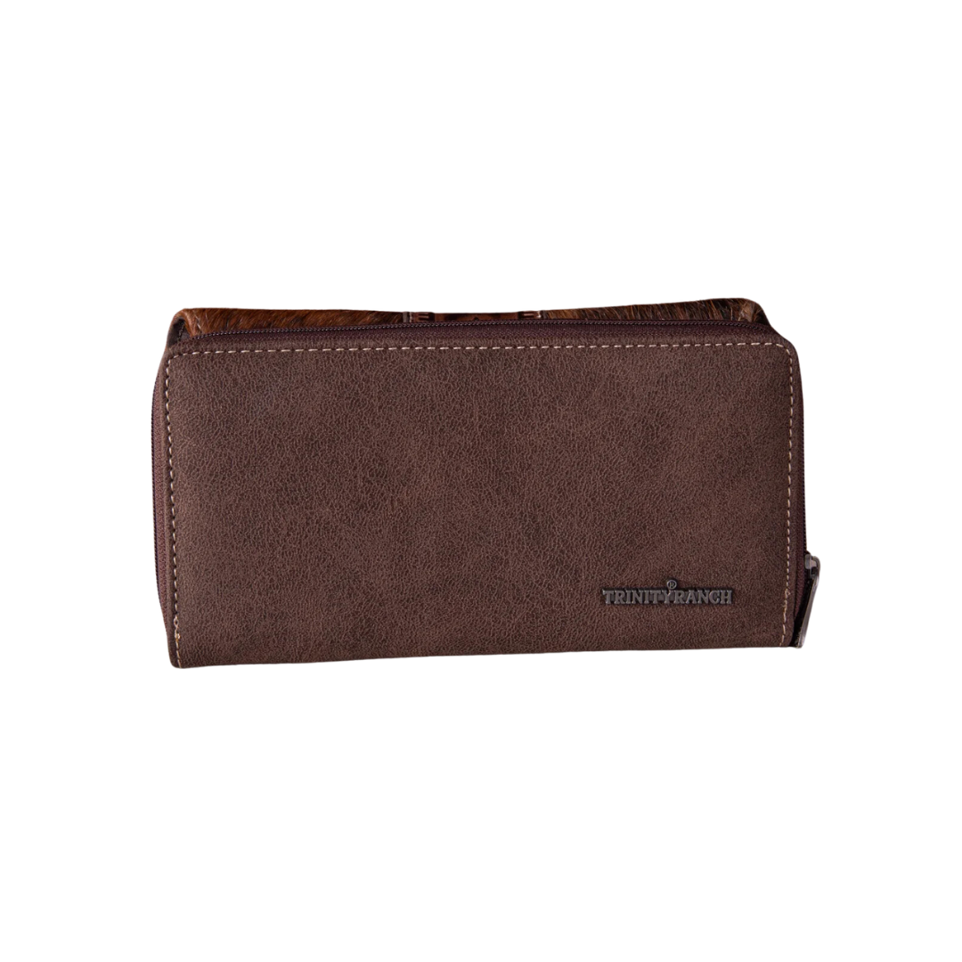 Women's Trinity Ranch Cowhide Coffee Wallet