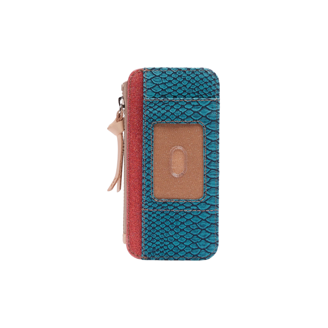 Consuela Women's Indy Card Organizer Turquoise Wallet