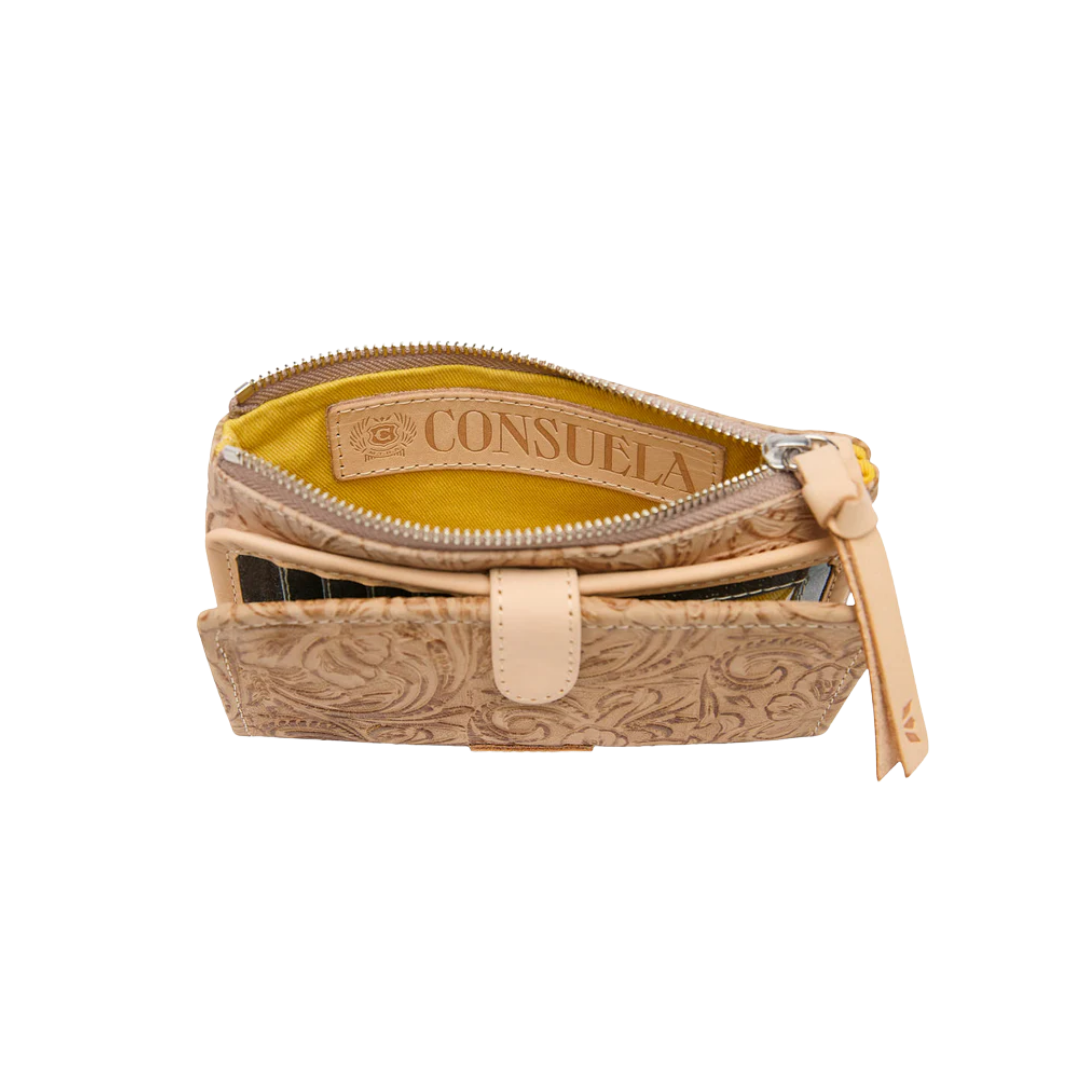 Consuela Women's Lawton Tan Slim Wallet