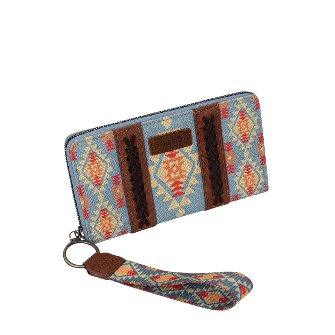 Montana West Women's Southwestern Art Print Brown Wallet