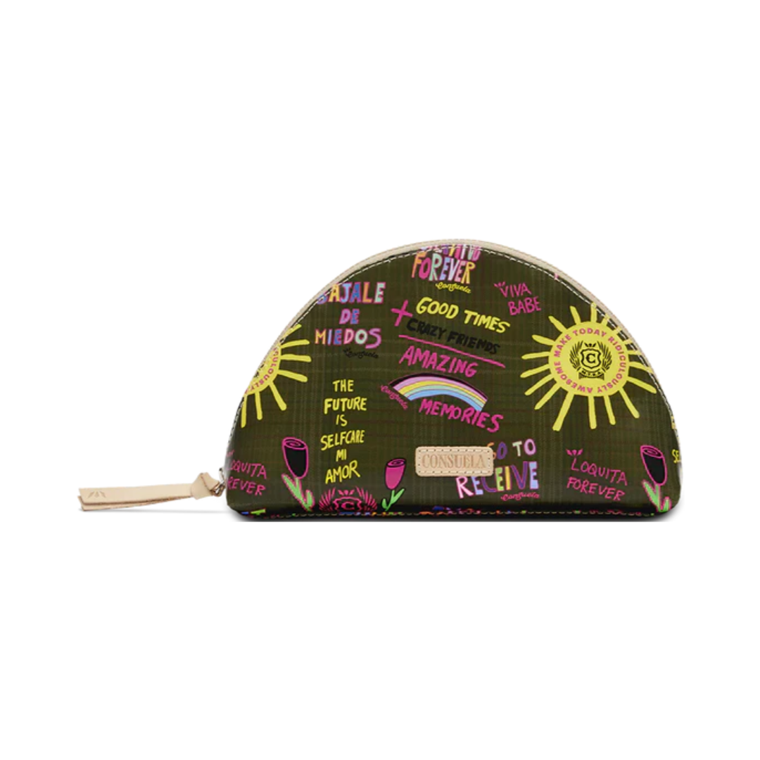 Consuela Women's Olive Large Cosmetic Bag