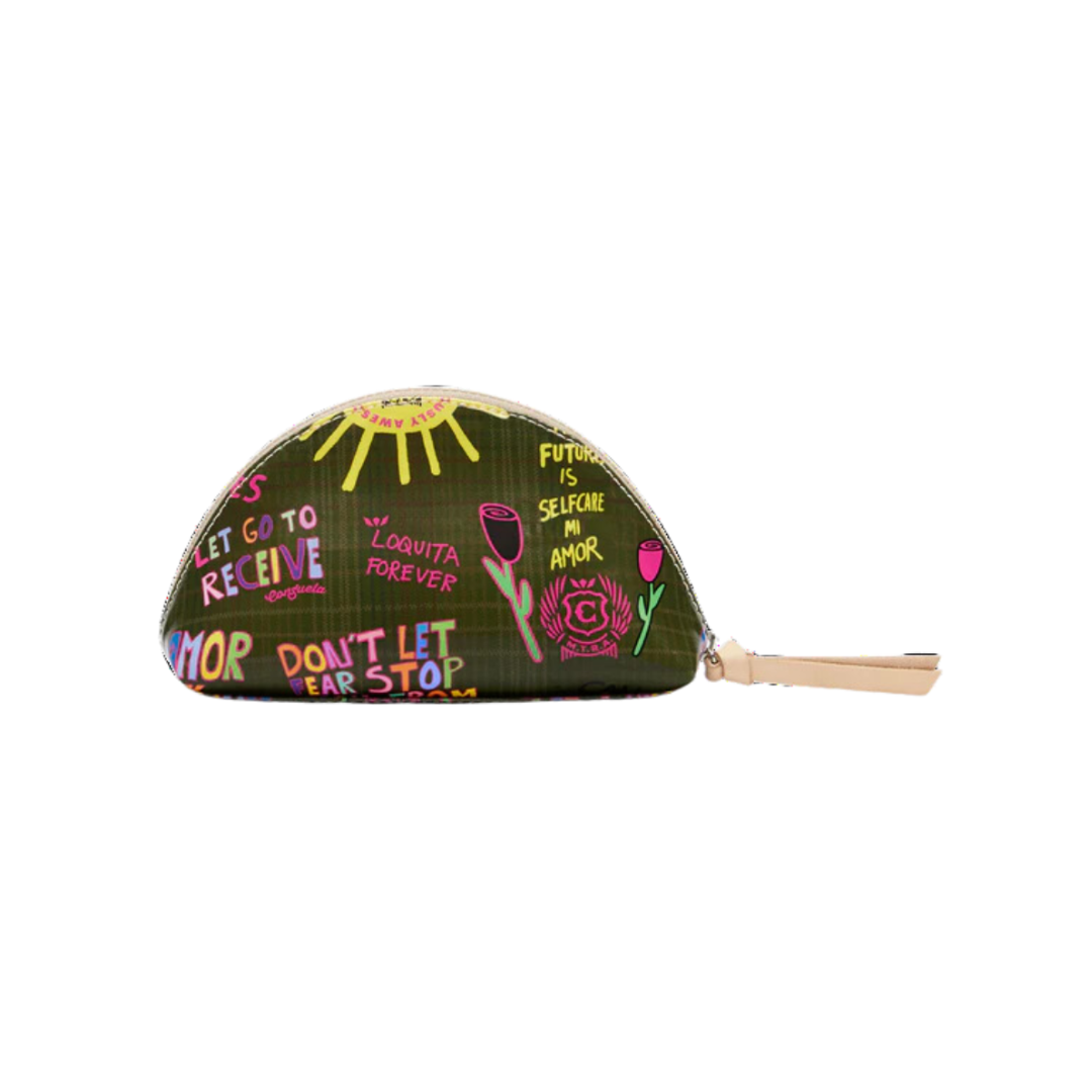 Consuela Women's Olive Medium Cosmetic Case