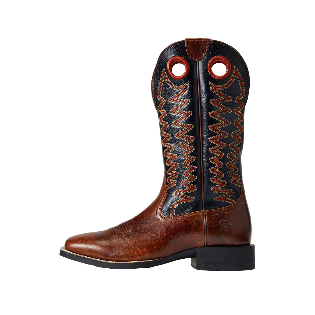 Ariat Men's Sidepass Western Barrel Brown Boots