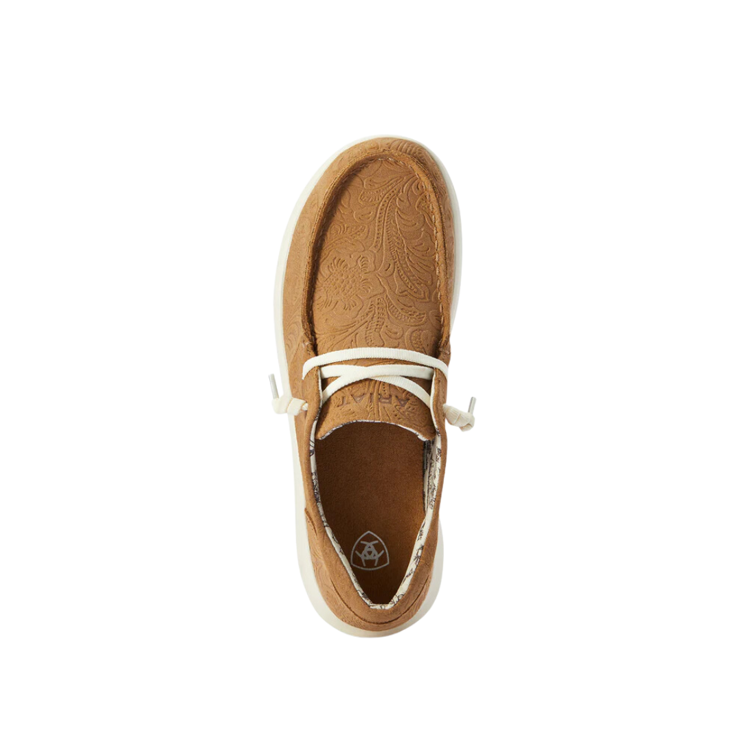 Ariat Women's Hilo Emboss Tan Floral Shoes