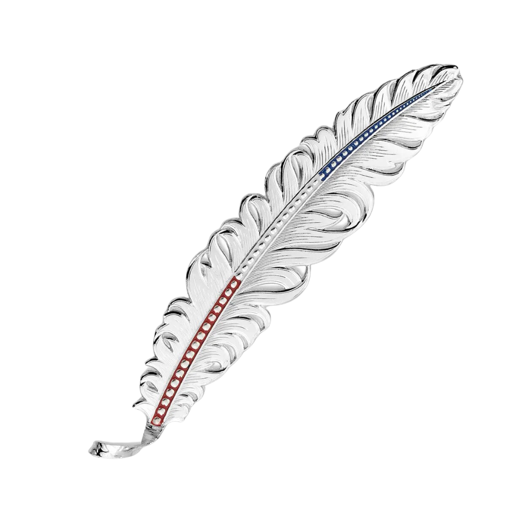 Montana Red, White & Blue Montana Hat Feather