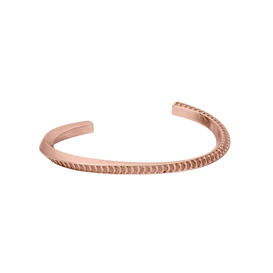 Montana Women's Twisted Stamped Cuff Bracelet