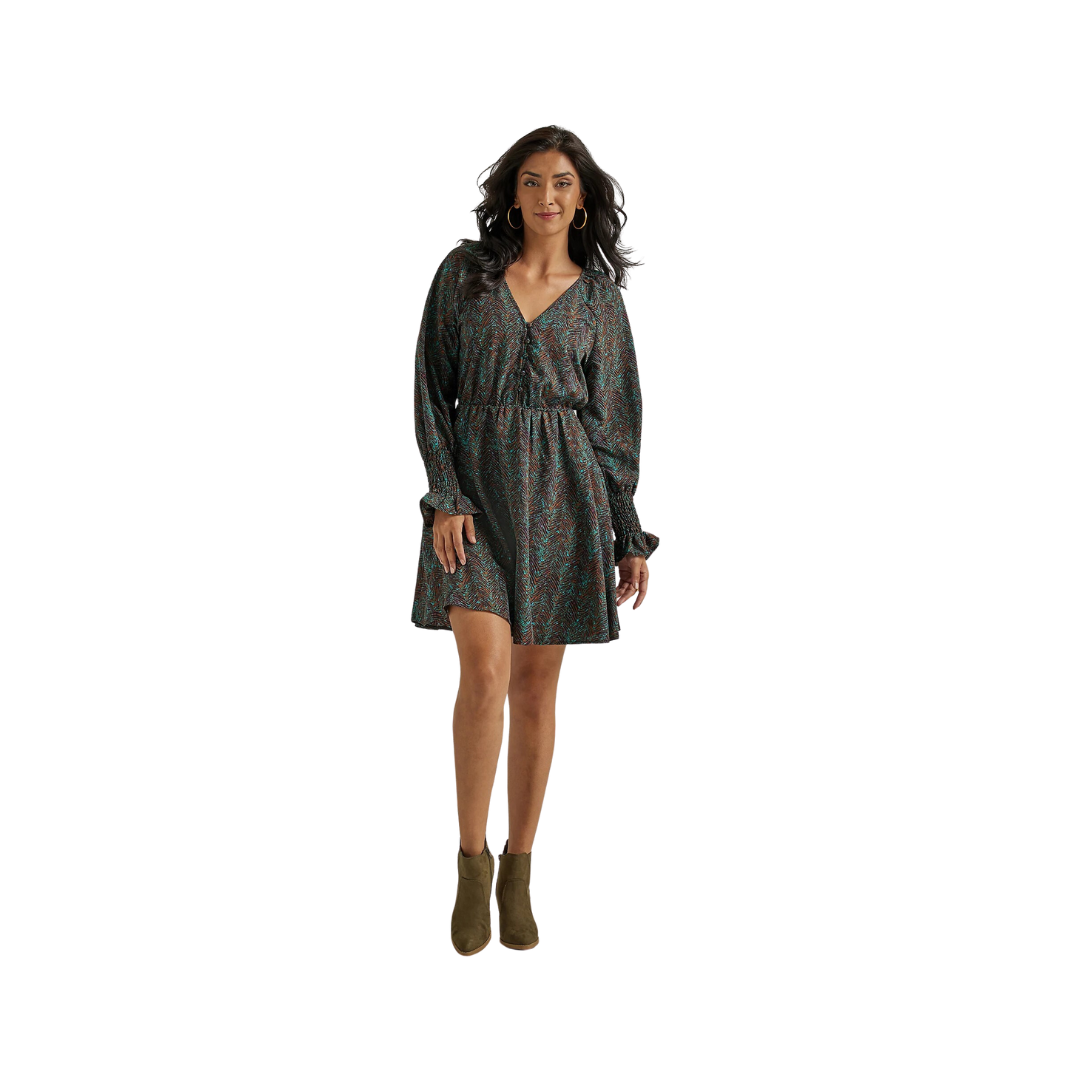 Women's Wrangler Retro Antique Button Fit & Flare Dress