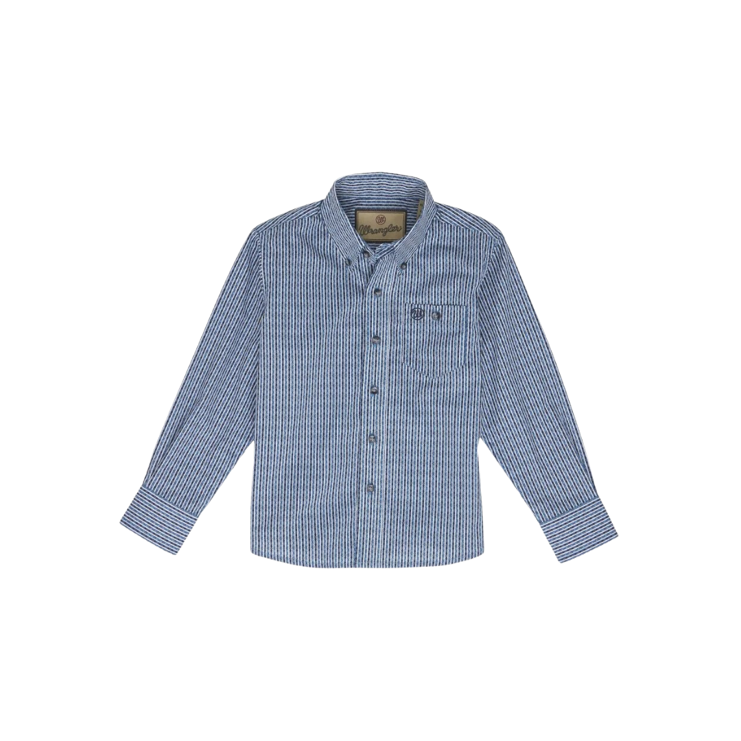 Wrangler Boy's Classic Blue Shirt